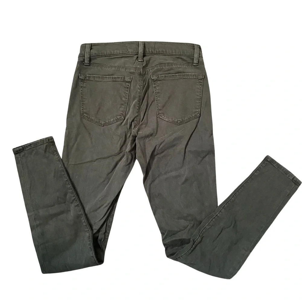 J Brand Miranda Zip Skinny in Caledon Green - Picture 4 of 12
